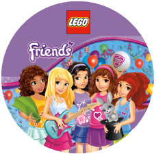 dLF1 Vafa rotunda Lego Friends d14.5cm